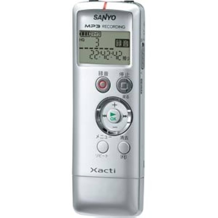 SANYO - SANYO DIPLY 　サンヨー ラジオ付きICレコーダー Amazon | SANYO ICレコーダー ICR-PS401RM(W) | 三洋電機